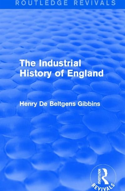 Couverture_The Industrial History of England
