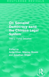 Couverture_On Socialist Democracy And The Chinese Legal System
