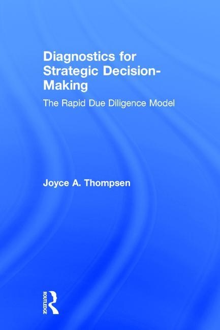 Front cover_Diagnostics For Strategic Decision-making