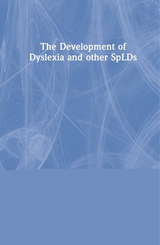 Couverture_The Development of Dyslexia and other SpLDs