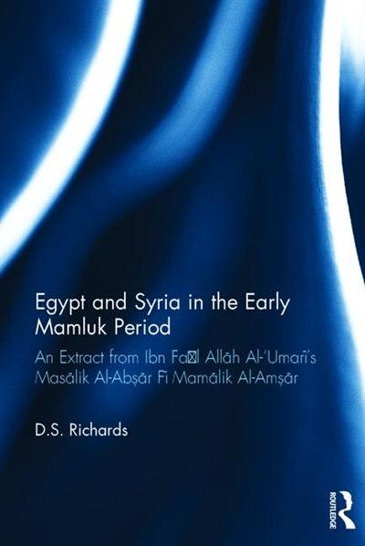 Couverture_Egypt and Syria in the Early Mamluk Period