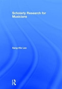Couverture_Scholarly Research For Musicians