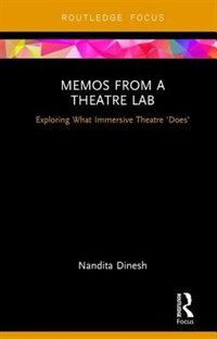 Front cover_Memos From A Theatre Lab