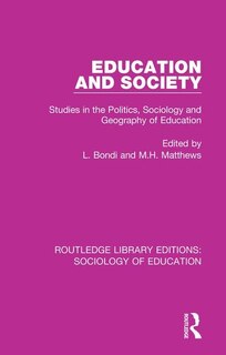 Front cover_Education And Society