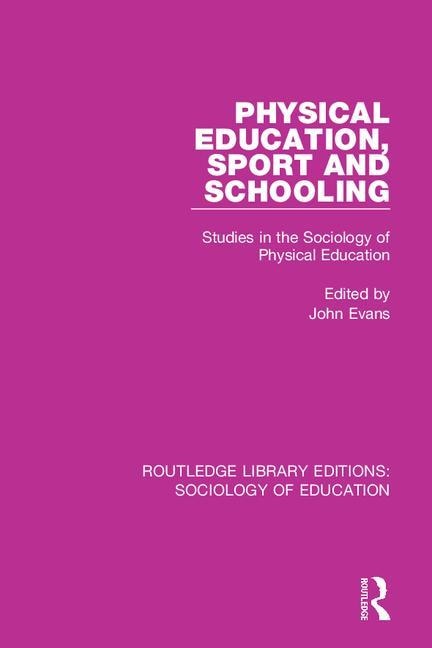 Couverture_Physical Education, Sport And Schooling