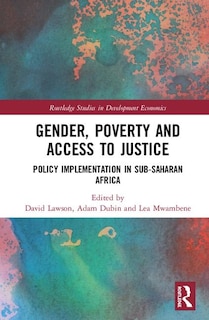 Couverture_Gender, Poverty And Access To Justice