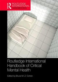 Couverture_Routledge International Handbook Of Critical Mental Health