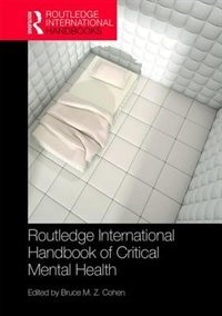 Couverture_Routledge International Handbook Of Critical Mental Health