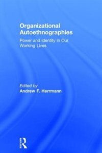 Couverture_Organizational Autoethnographies