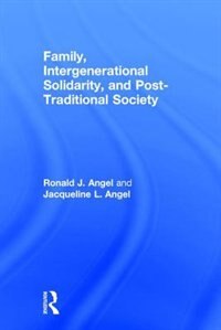 Couverture_Family, Intergenerational Solidarity, And Post-traditional Society