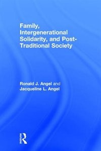 Couverture_Family, Intergenerational Solidarity, And Post-traditional Society