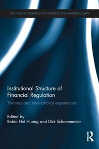 Front cover_Institutional Structure Of Financial Regulation