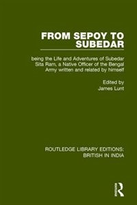 Front cover_From Sepoy to Subedar