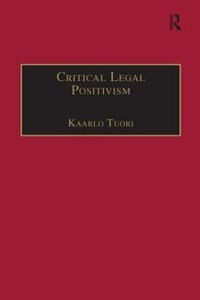 Front cover_Critical Legal Positivism