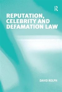 Couverture_Reputation, Celebrity And Defamation Law