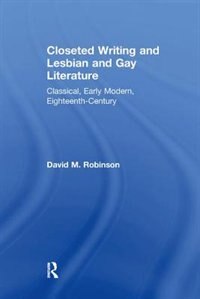 Front cover_Closeted Writing And Lesbian And Gay Literature
