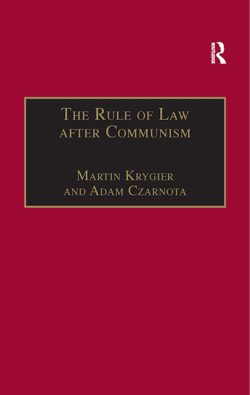Couverture_The Rule of Law after Communism