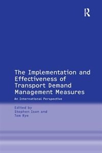 Couverture_The Implementation And Effectiveness Of Transport Demand Management Measures