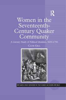 Couverture_Women In The Seventeenth-century Quaker Community