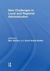 Couverture_New Challenges In Local And Regional Administration