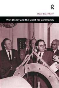 Front cover_Walt Disney And The Quest For Community