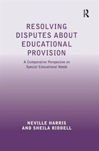 Front cover_Resolving Disputes About Educational Provision