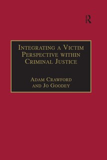 Front cover_Integrating A Victim Perspective Within Criminal Justice