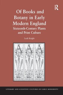 Front cover_Of Books And Botany In Early Modern England
