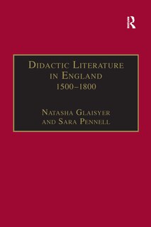 Front cover_Didactic Literature In England 1500-1800