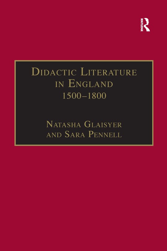 Front cover_Didactic Literature In England 1500-1800