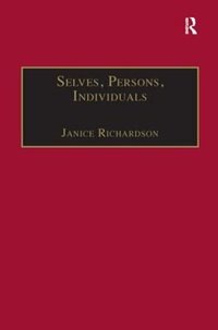 Front cover_Selves, Persons, Individuals