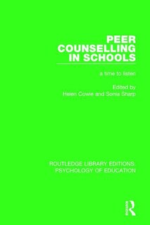 Couverture_Peer Counselling In Schools