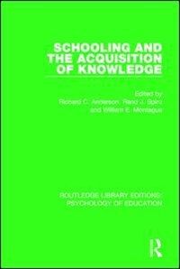 Couverture_Schooling And The Acquisition Of Knowledge