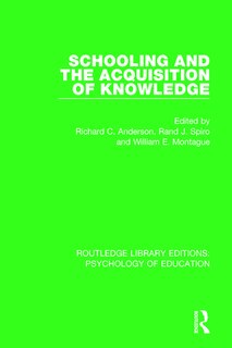 Couverture_Schooling And The Acquisition Of Knowledge