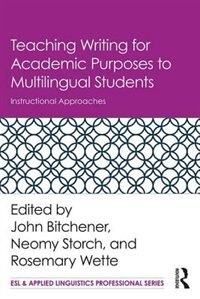 Couverture_Teaching Writing For Academic Purposes To Multilingual Students