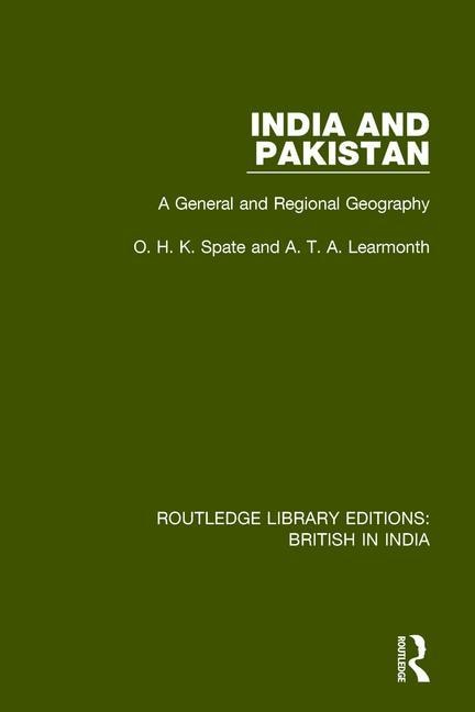 Front cover_India And Pakistan