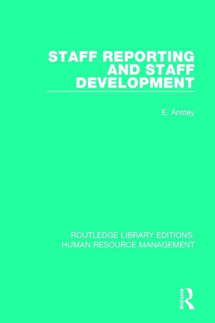 Couverture_Staff Reporting And Staff Development