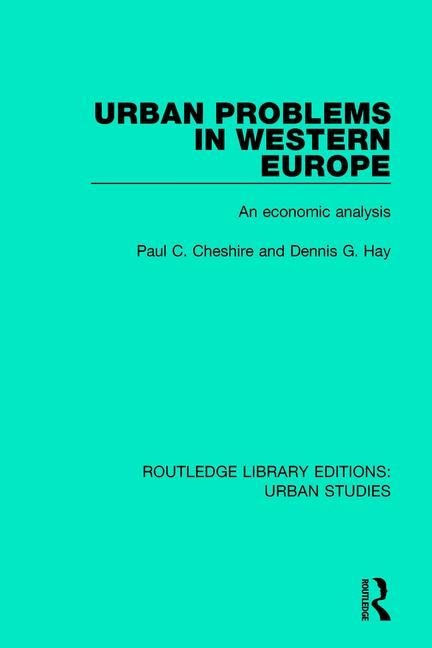 Front cover_Urban Problems In Western Europe