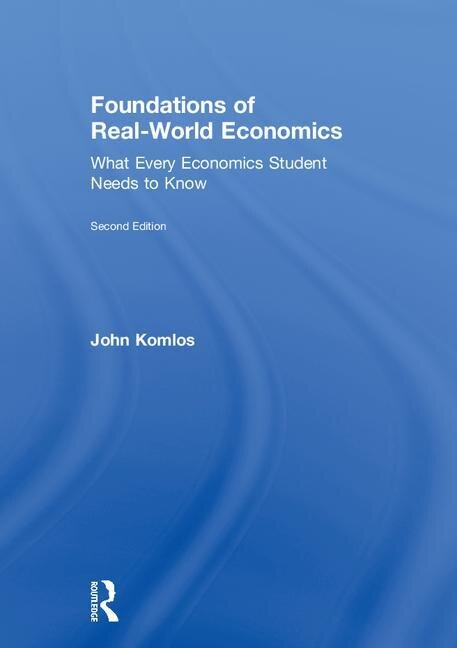 Front cover_Foundations Of Real-world Economics