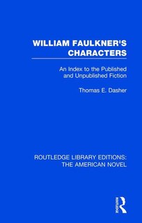 Front cover_William Faulkner's Characters