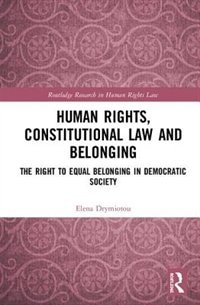 Front cover_Human Rights, Constitutional Law And Belonging