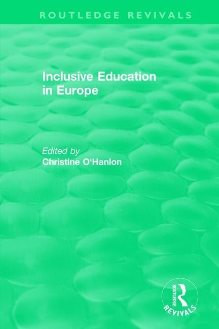 Couverture_Inclusive Education In Europe