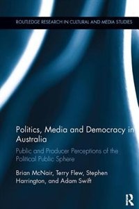 Politics, Media And Democracy In Australia: Public And Producer Perceptions Of The Political Public Sphere