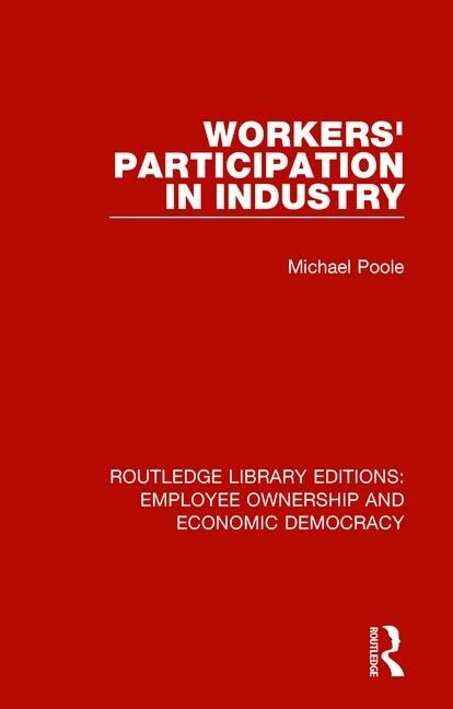 Couverture_Workers' Participation In Industry