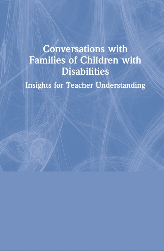 Couverture_Conversations With Families Of Children With Disabilities
