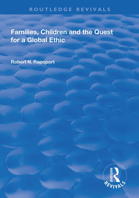Front cover_Families, Children And The Quest For A Global Ethic