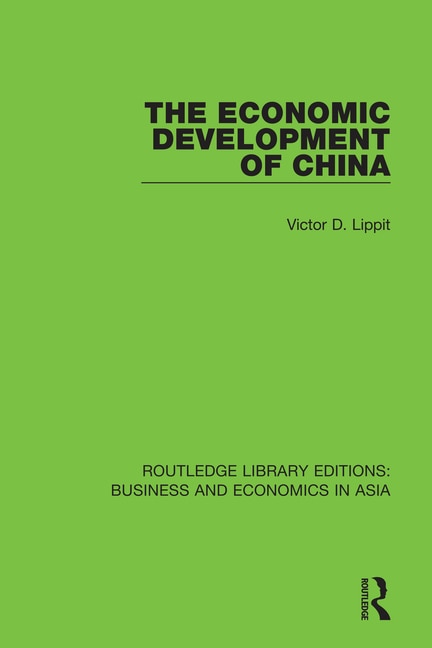 Couverture_The Economic Development of China