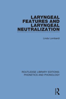 Front cover_Laryngeal Features And Laryngeal Neutralization