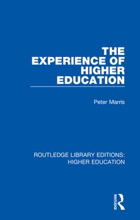 Front cover_The Experience Of Higher Education