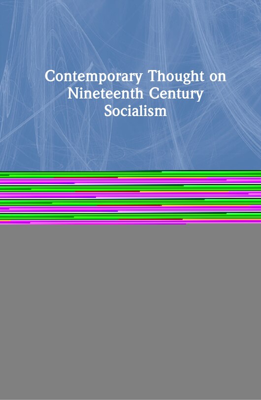Couverture_Contemporary Thought on Nineteenth Century Socialism